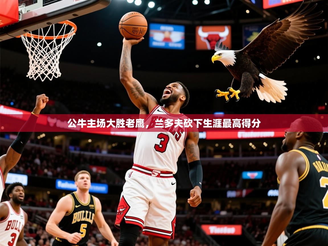 2025安博体育手机版公牛主场大胜老鹰,兰多夫砍下生涯最高得分 第2张