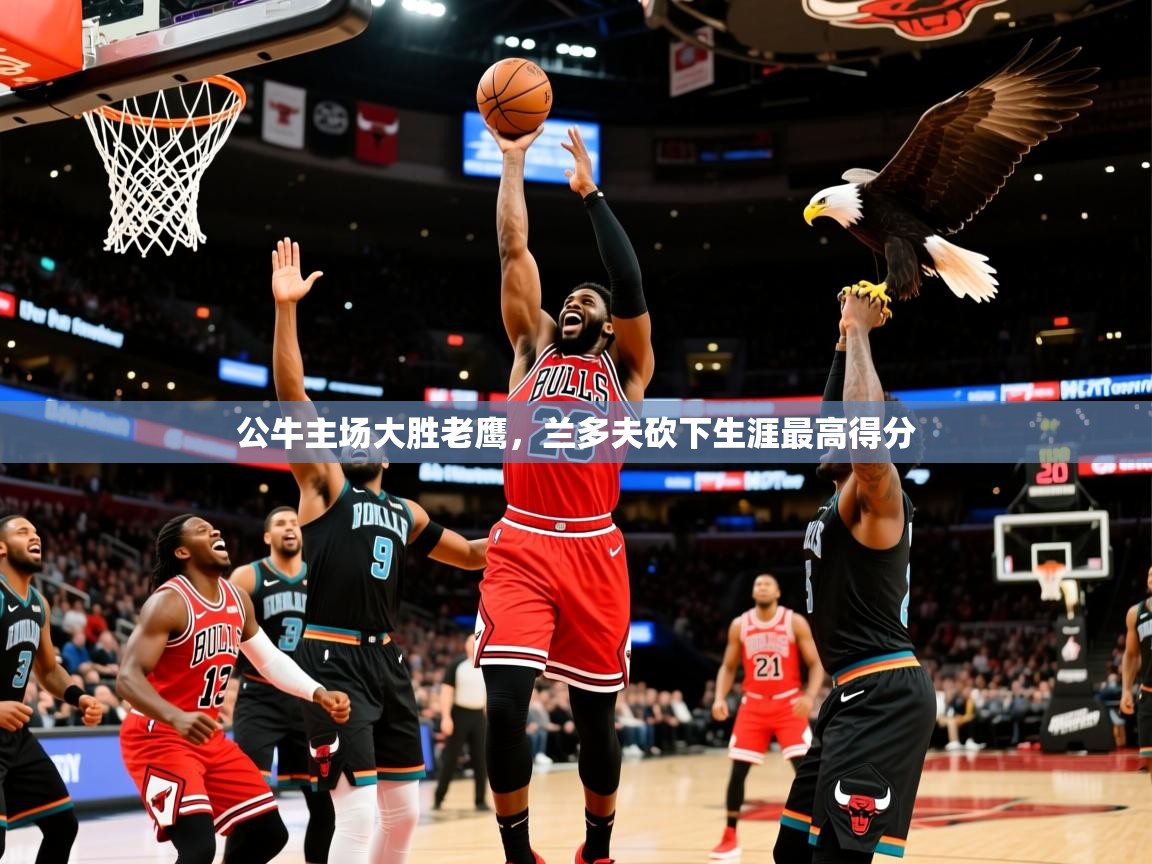 2025安博体育手机版公牛主场大胜老鹰,兰多夫砍下生涯最高得分 第4张