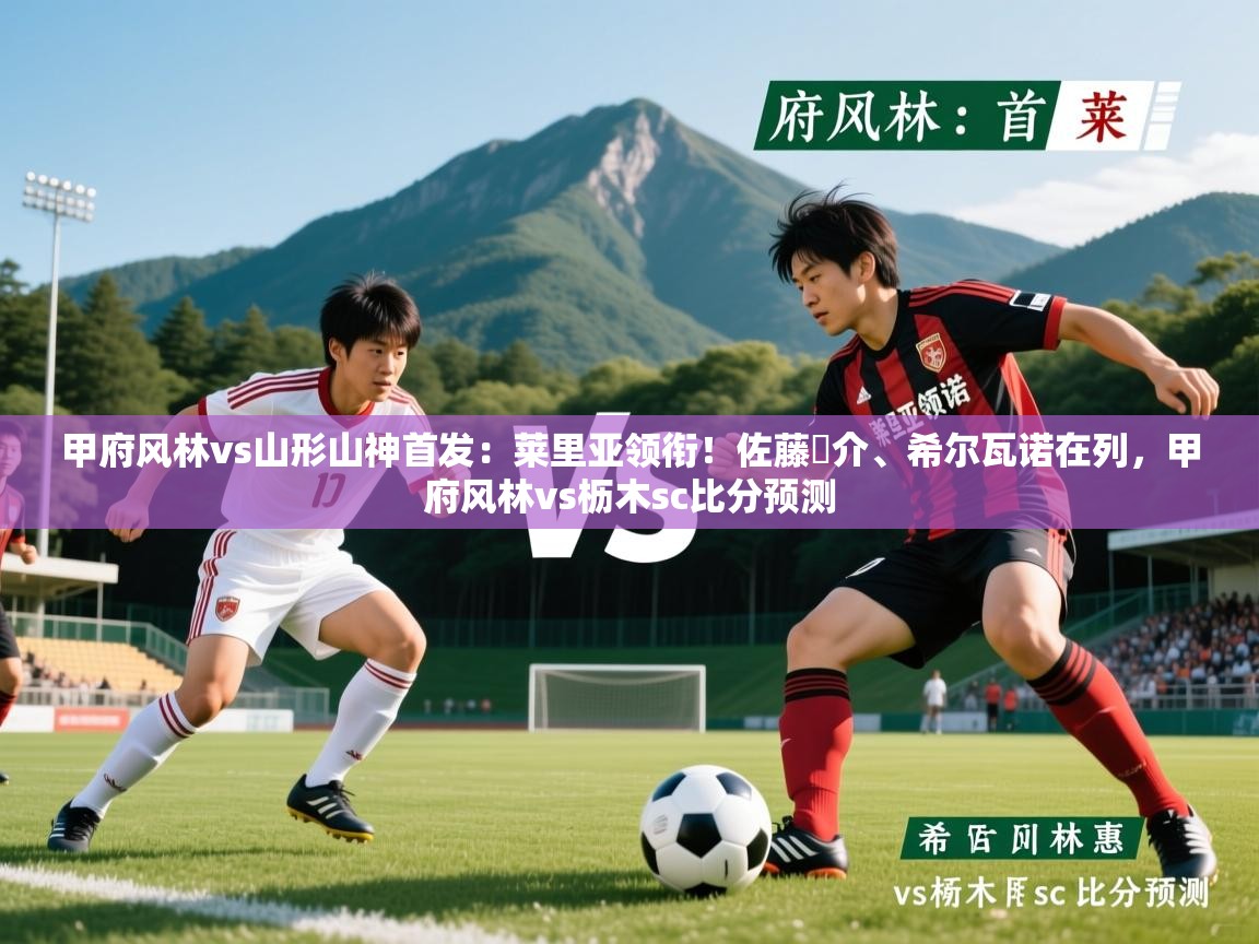 2025安博体育在线观看入口甲府风林vs山形山神首发:莱里亚领衔!佐藤恵介、希尔瓦诺在列,甲府风林vs枥木sc比分预测 第2张
