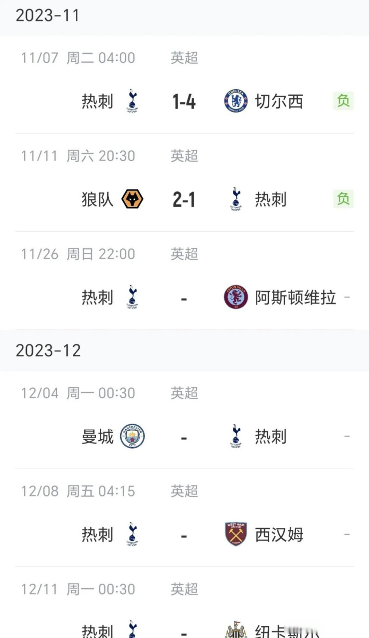 切尔西客场不敌热刺，遭遇两连败